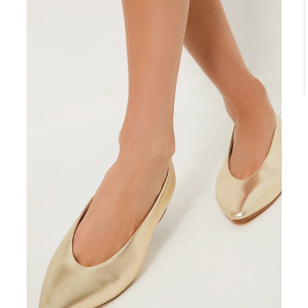 Marc Fisher Gold Women's Flats